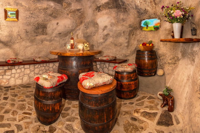 Apartment with romantic wine cellar, Apartments Roža, Roč - Istria, Croatia CROATIA