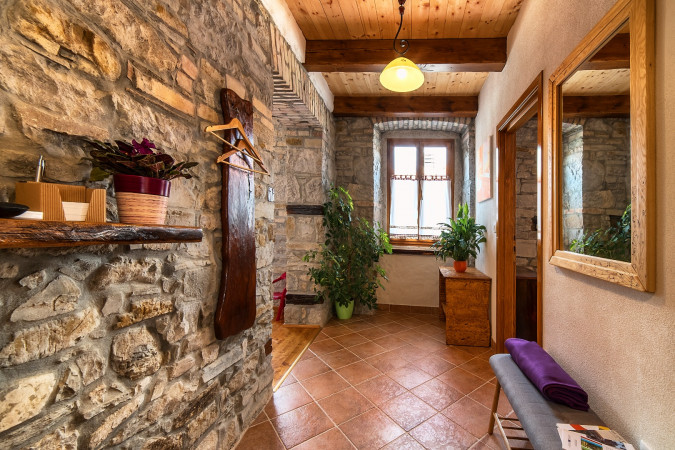 Apartment with fireplace and balcony, Apartments Roža, Roč - Istria, Croatia CROATIA