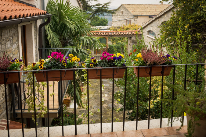 Apartment with fireplace and balcony, Apartments Roža, Roč - Istria, Croatia CROATIA